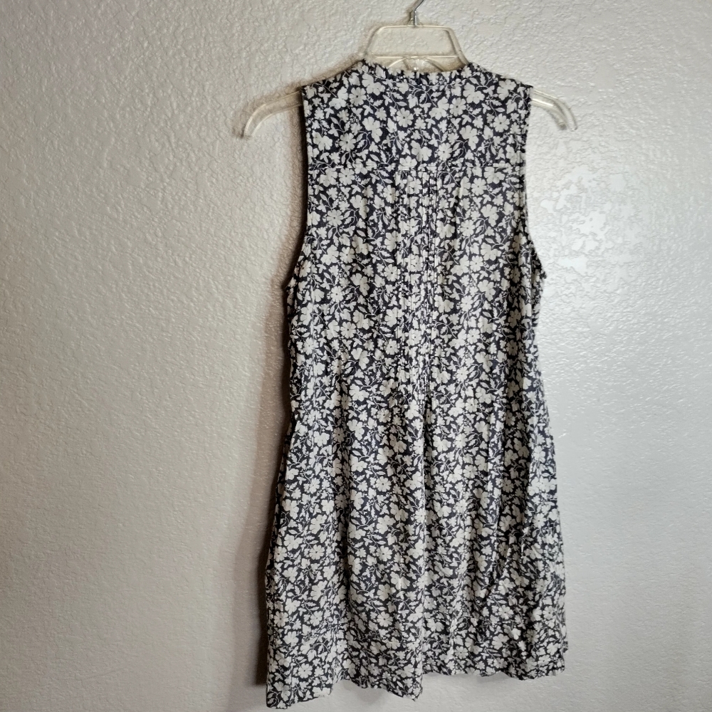 Faherty Isha Mini Linen Blend Dress Nusa Floral Sz S - Picture 8 of 10